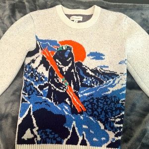 Warm fall/winter sweater. Great material.